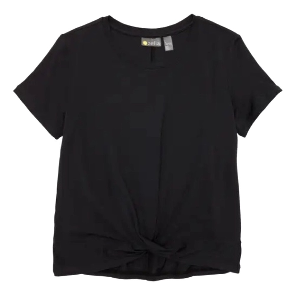 Zella Girls Peaceful Twist T-Shirt In Black Size Medium (8/10)